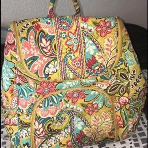 Vera Bradley backpack and purse