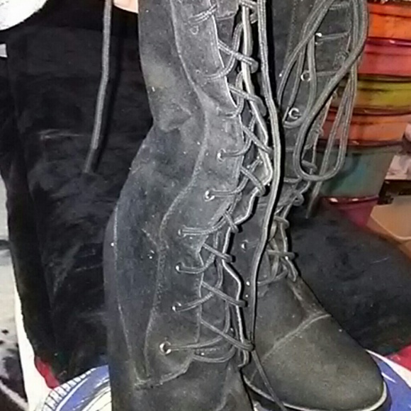 Lace up boots