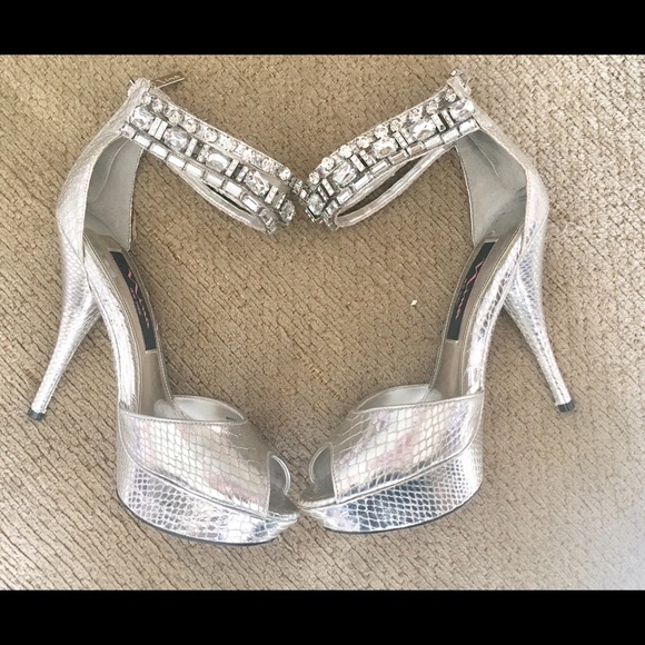 Nina New York Silver Heels