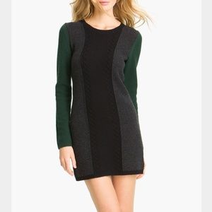 Theory Jiya Color block Sweater Dress