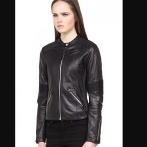 Mackage leather biker jacket retails at $1000