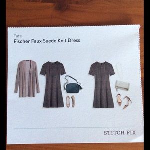 Stitchfix Faux Suede Dress