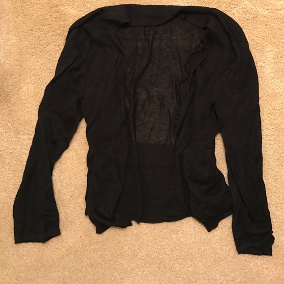 Black cardigan