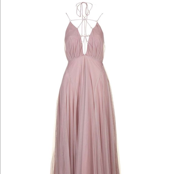 topshop pink maxi dress