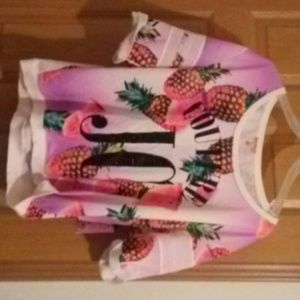 Juicy Courture pineapple and watermelon shirt