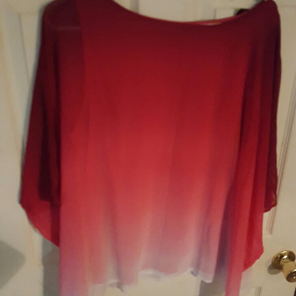 Top red ombre