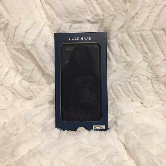 Cole Haan Leather iPhone 6 Plus Case - Picture 1 of 2