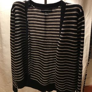 Striped cardigan