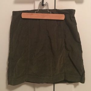 Free People Corduroy Mini Skirt