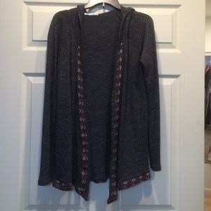Maurices hooded cardigan, large
