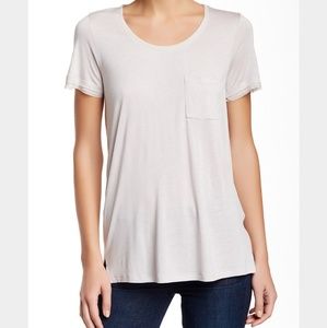 Vince Silk Detail Pocket Tee