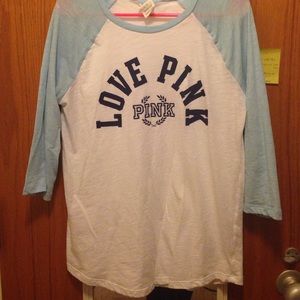 Love Pink baseball T