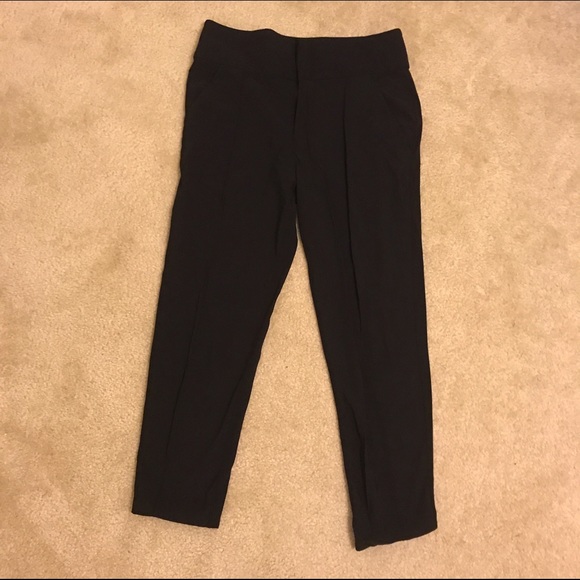 Lululemon travel pants.
