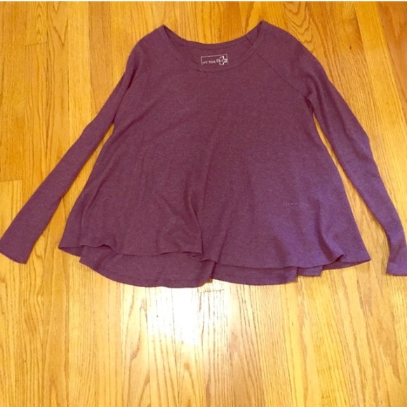 Free people flowy purple thermal