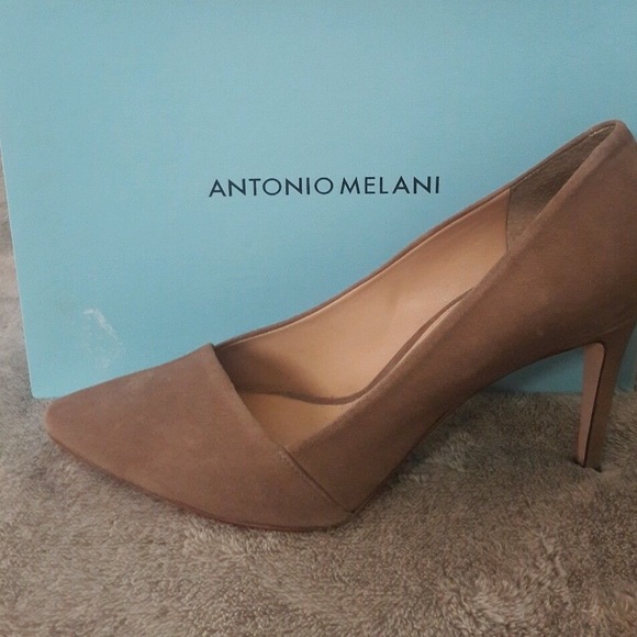 ANTONIO MELANI, SUEDE, 10M, PUMP SHOE SAHARA SAND