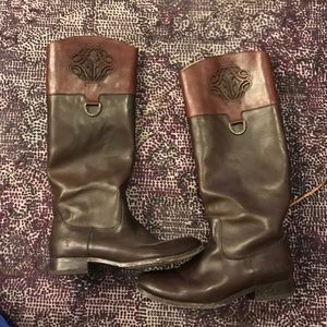 Melissa logo Frye boots sz 9.5