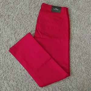 EUC Ralph Lauren Red Modern Straight Jeans