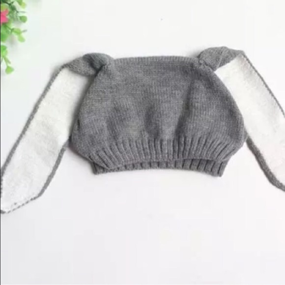Rabbit ear baby hat 🐰host pink❤️️bundle&save 🎀 - Picture 2 of 3
