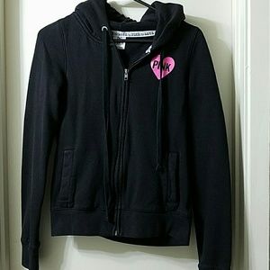 PINK zip up hoodie