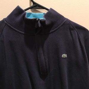 Men's Lacoste Quarter Zip Sweater