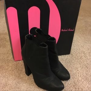 Reduced! Michael Antonio Moor Black PU Booties