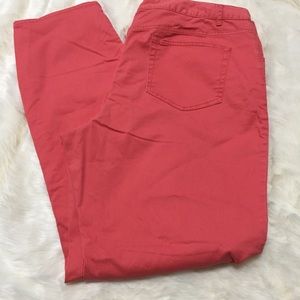 J. Jill pants Salmon color stretch boyfriend relax