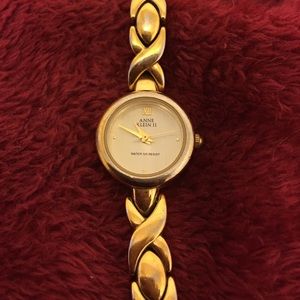 Anne Klein Two Gold Watch