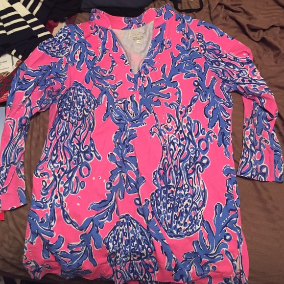 Lilly Pulitzer 3 quarter sleeve blouse