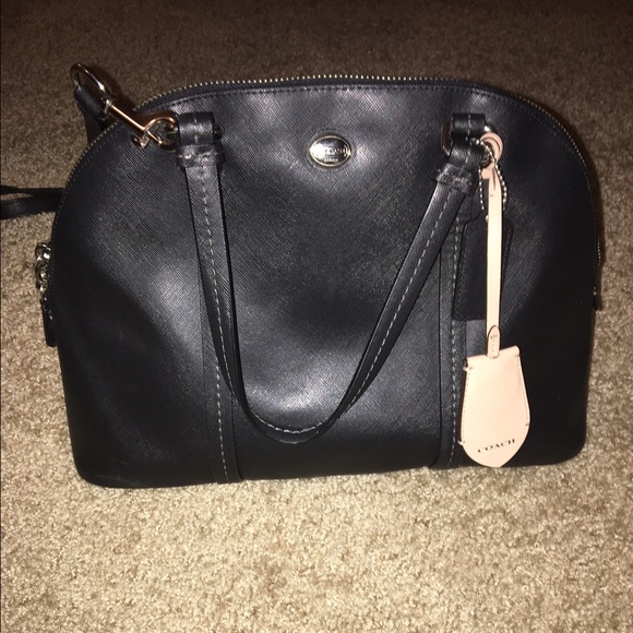 Black coach purse