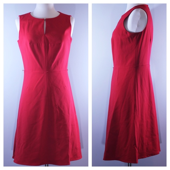 CALVIN KLEIN RED DRESS