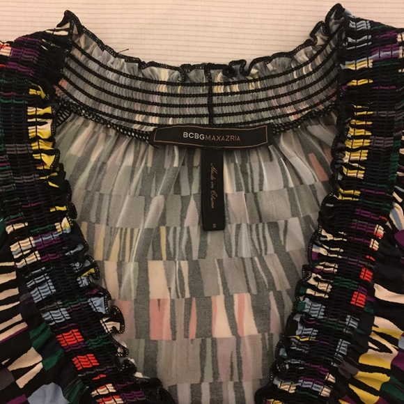 BCBG MAXAZRIA Long Sleeve Blouse - Small - Picture 4 of 4