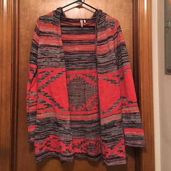 Hooded cardigan