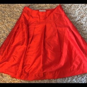 NWT RED Banana Republic Midi Skirt