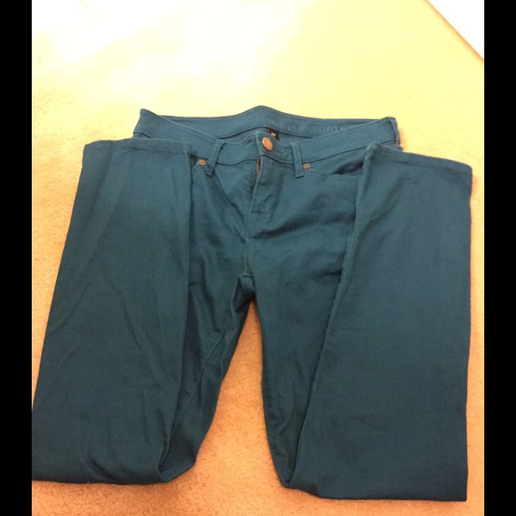 Teal jeans!
