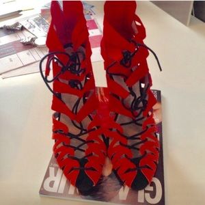 Zara gladiator heels