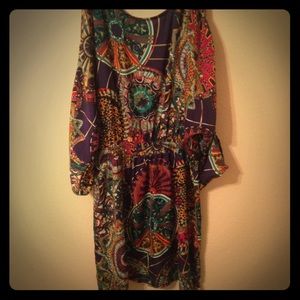 Flowered print dress