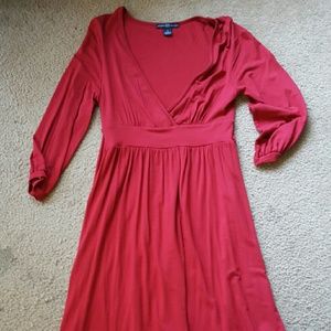 Red Long Sleeve Dress