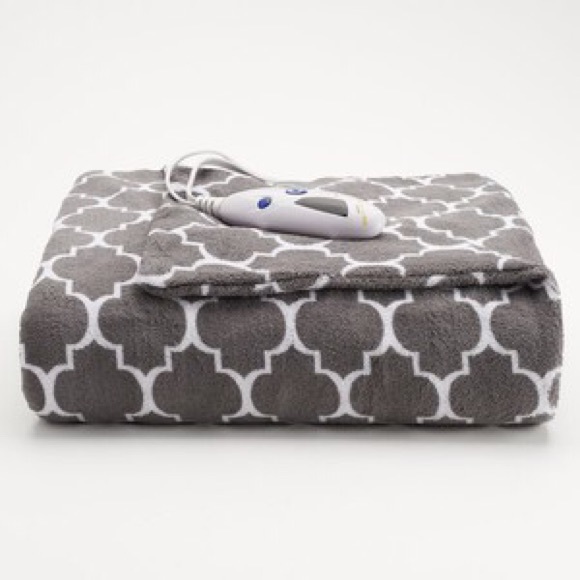 NWOT Heated Plush Electric Throw Blanket