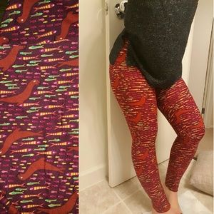 Lularoe OS unicorn seal leggings NWT