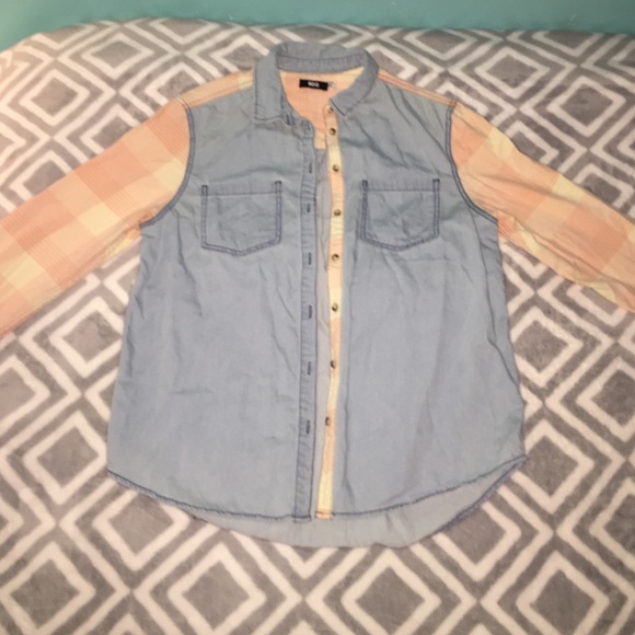 two toned flannel