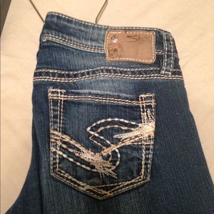 Silver jeans
