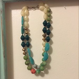 Anthropologie chunky beaded necklace