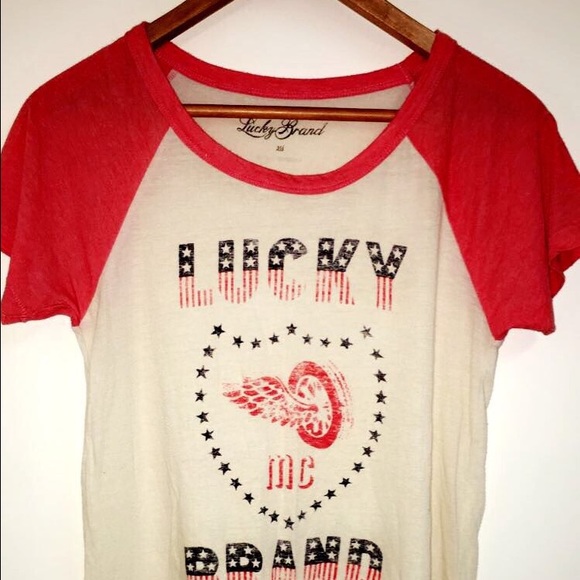 Lucky brand size small shirt sleeve t shirt - Picture 1 of 4