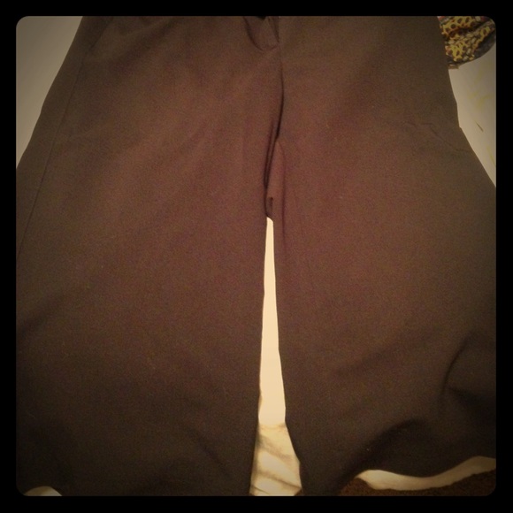 White House black market flare leg dress capris