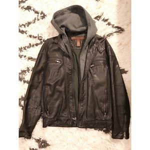 Great condition leather bomber jacket