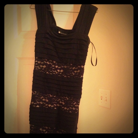 Little black dress. Very flattering!!
