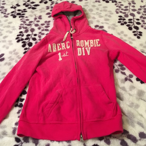 Hot Pink A&F jacket size large 💕