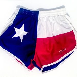Tyler's Texas Flag Athletic Running Shorts
