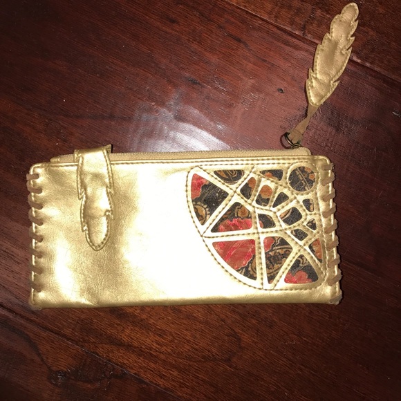 Fall leaf wallet