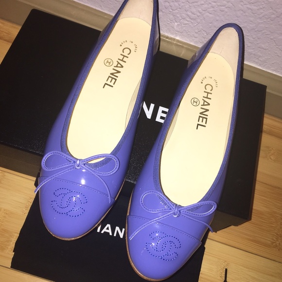 🎉SOLD🎉Chanel blue ballerina flats 37. - Picture 2 of 4